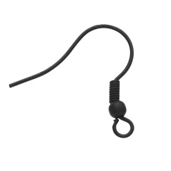 Panduro Jewellery Öronkrokar 5 par matt svart | Örhängen