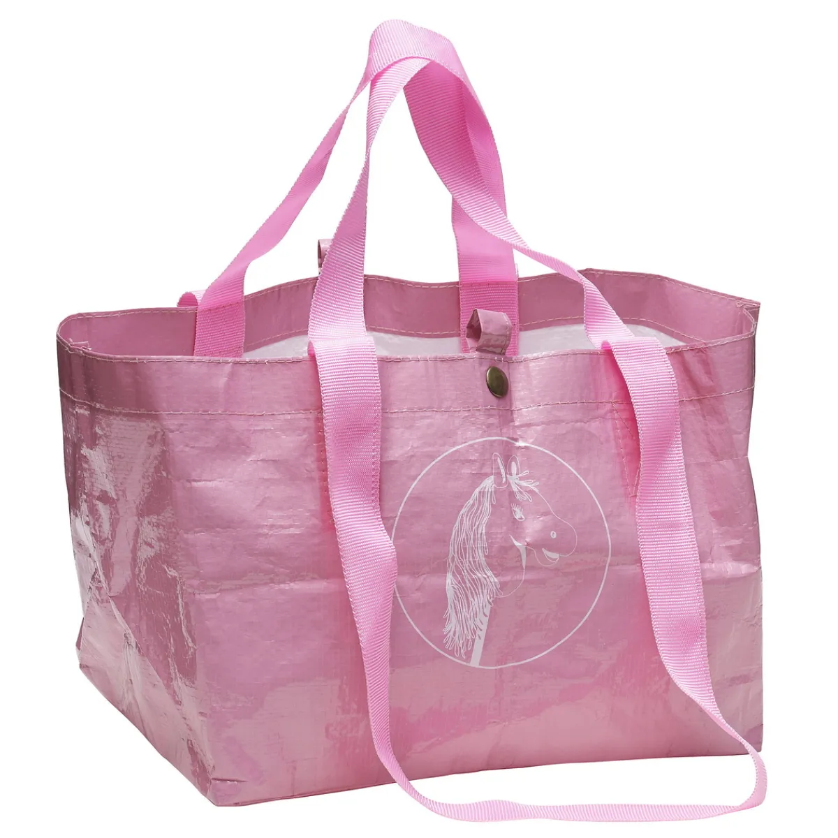 Panduro Design Rosa höpåse till käpphäst 30×20×20 cm | Barn Käpphästtillbehör