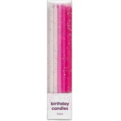 Panduro Hobby Rosa tårtljus 12p | Dekor
