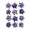 Matching Color Rosor Purple papper 12 st | Pappersblommor