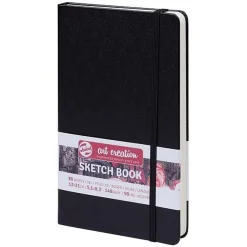Royal Talens Art Creation Sketch skissbok 13×21 cm, svart omslag – 140 g/m², 80 ark | Skissböcker