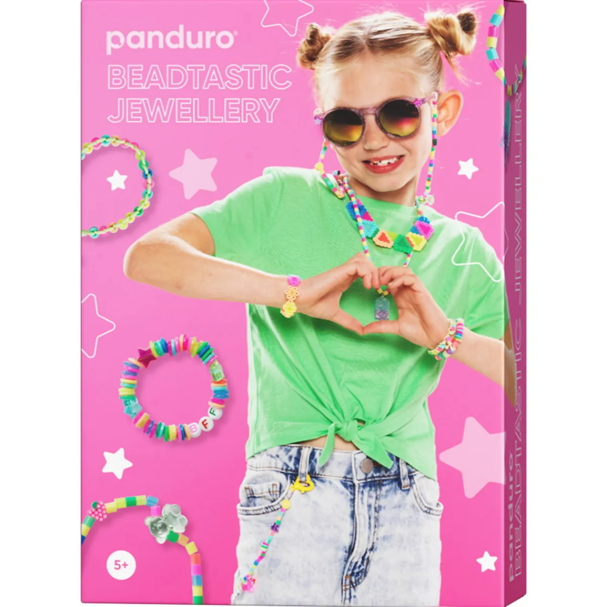 Barn Panduro Iron Beads Rörpärlor Midi kit Pärltastiska smycken, 2400+ fina pärlor och smyckestråd