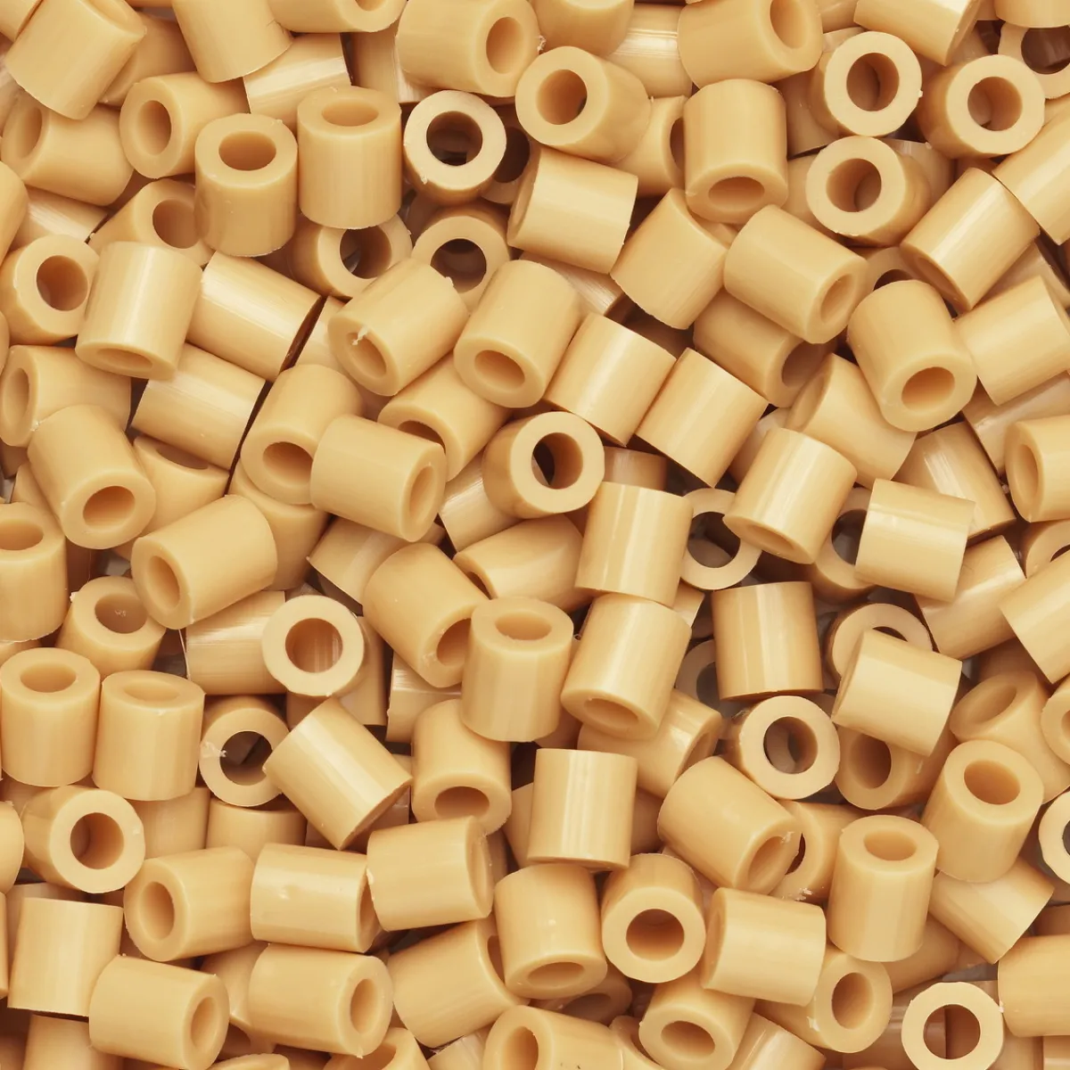 Panduro Iron Beads Rörpärlor Midi 1000 st beige, Ø5 mm | Barn Rörpärlor Midi