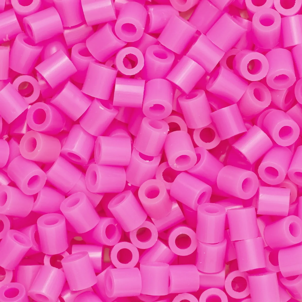 Panduro Iron Beads Rörpärlor Midi 1000 st bubbelgum rosa, Ø5 mm | Barn Rörpärlor Midi