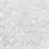 Barn Panduro Iron Beads Rörpärlor Midi 1000 st genomskinliga med glitter, Ø5 mm