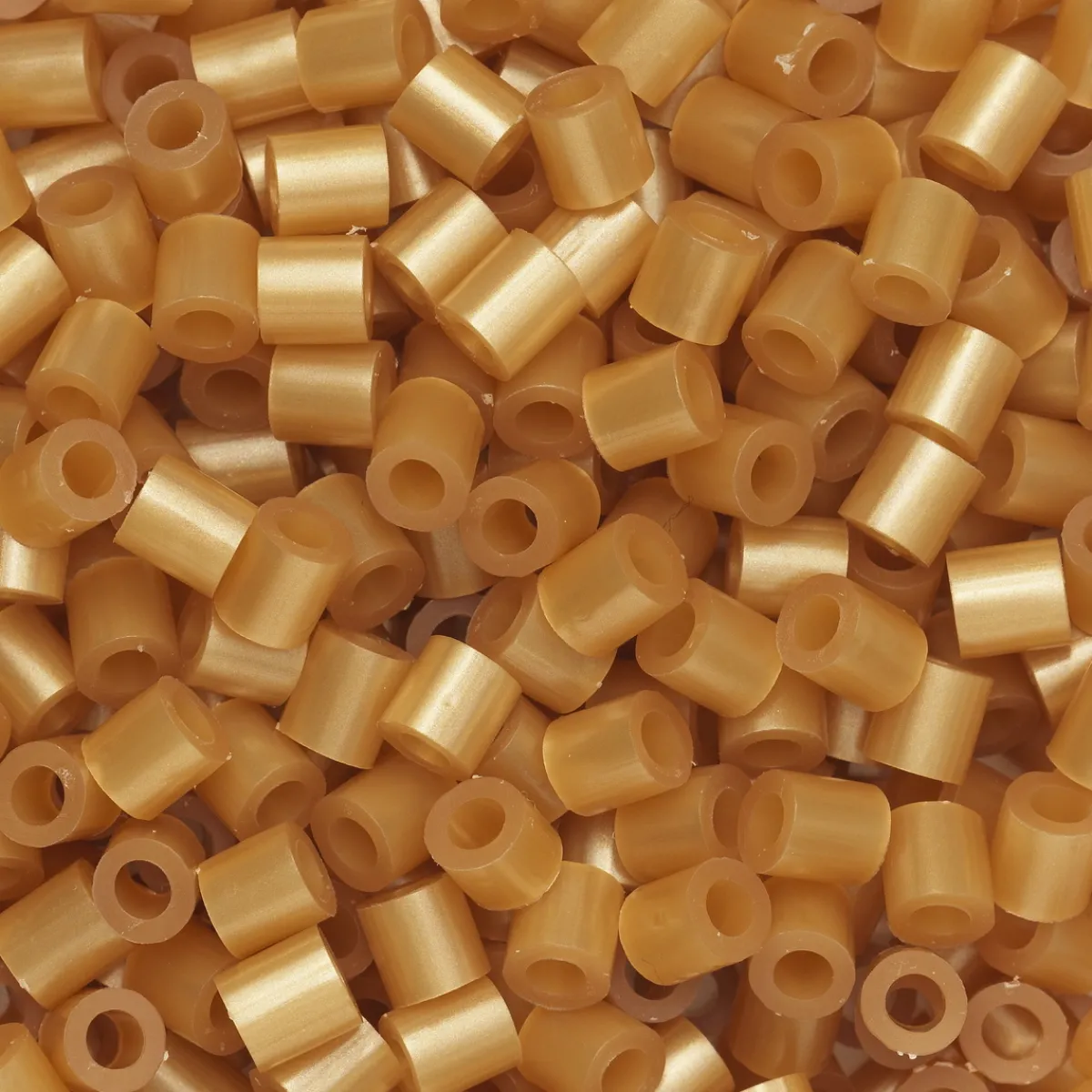 Barn Panduro Iron Beads Rörpärlor Midi 1000 st guld med metallicskimmer, Ø5 mm