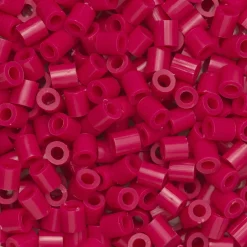 Panduro Iron Beads Rörpärlor Midi 1000 st hallonröd, Ø5 mm | Barn Rörpärlor Midi