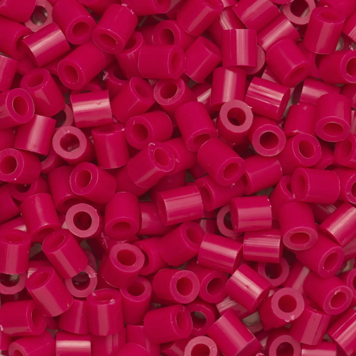 Panduro Iron Beads Rörpärlor Midi 1000 st hallonröd, Ø5 mm | Barn Rörpärlor Midi