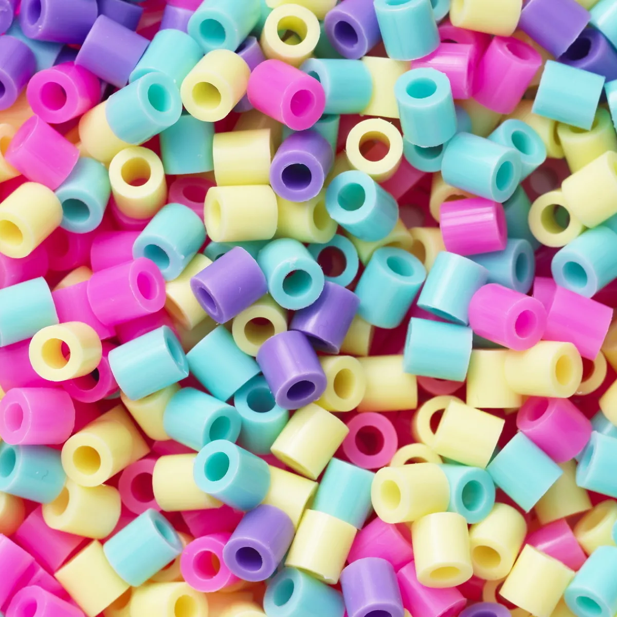 Barn Panduro Iron Beads Rörpärlor Midi 1000 st lekfull bubblegum-mix! Ø5 mm
