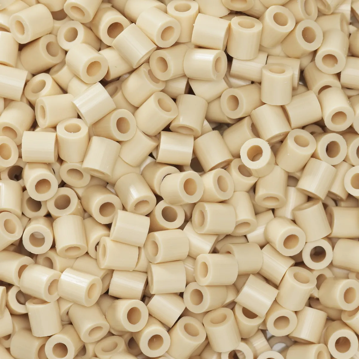 Panduro Iron Beads Rörpärlor Midi 1000 st ljusbeige, Ø5 mm | Barn Rörpärlor Midi