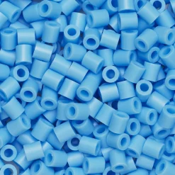 Panduro Iron Beads Rörpärlor Midi 1000 st ljusblå, Ø5 mm | Barn Rörpärlor Midi