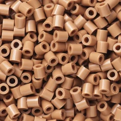 Panduro Iron Beads Rörpärlor Midi 1000 st ljusbrun, Ø5 mm | Barn Rörpärlor Midi
