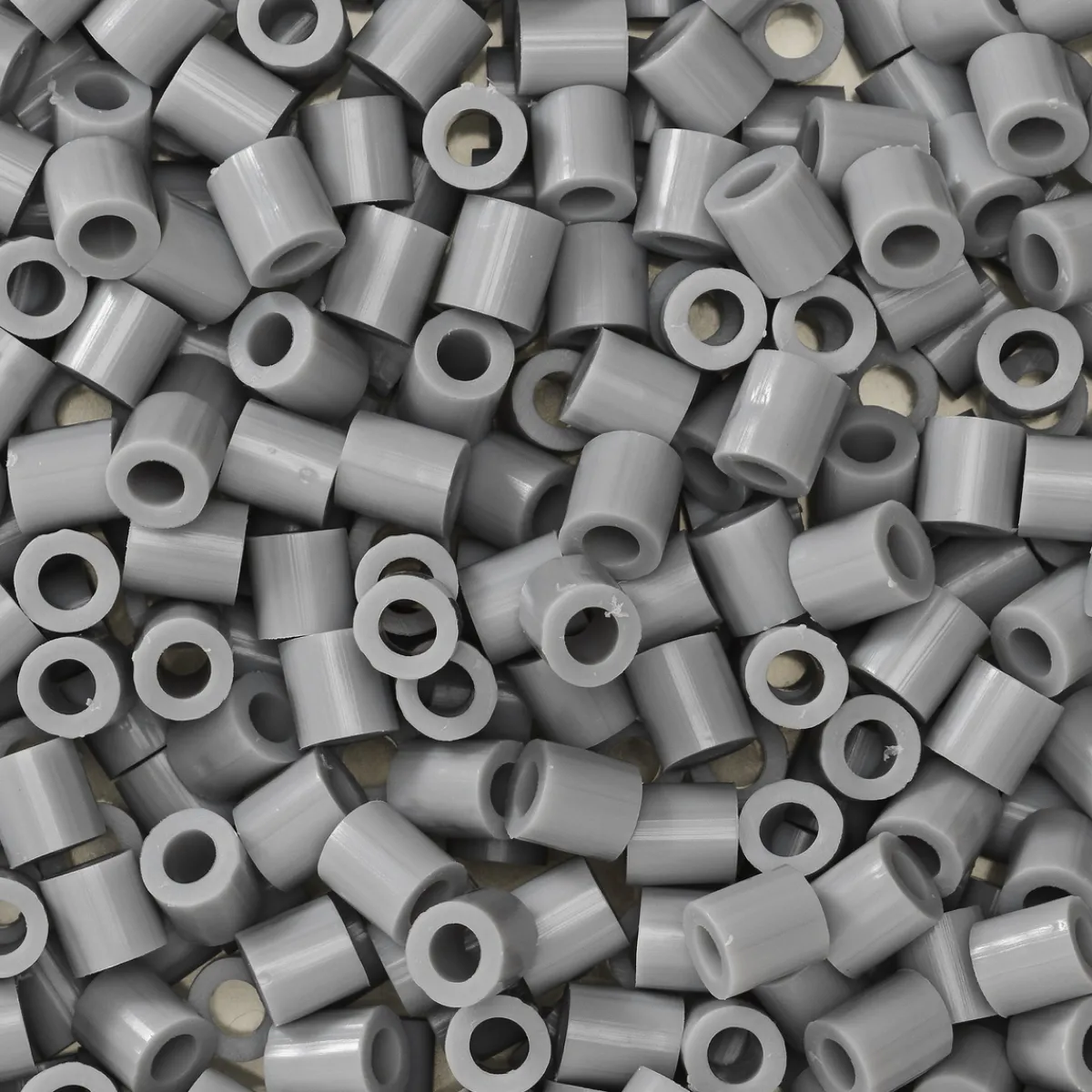 Barn Panduro Iron Beads Rörpärlor Midi 1000 st ljusgrå, Ø5 mm