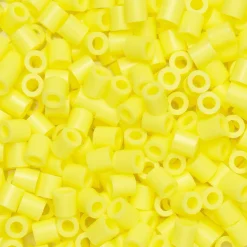 Barn Panduro Iron Beads Rörpärlor Midi 1000 st ljusgul, Ø5 mm