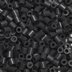 Panduro Iron Beads Rörpärlor Midi 1000 st mörkgrå, Ø5 mm | Barn Rörpärlor Midi