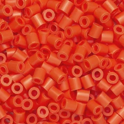 Panduro Iron Beads Rörpärlor Midi 1000 st mörkorange, Ø5 mm | Barn Rörpärlor Midi
