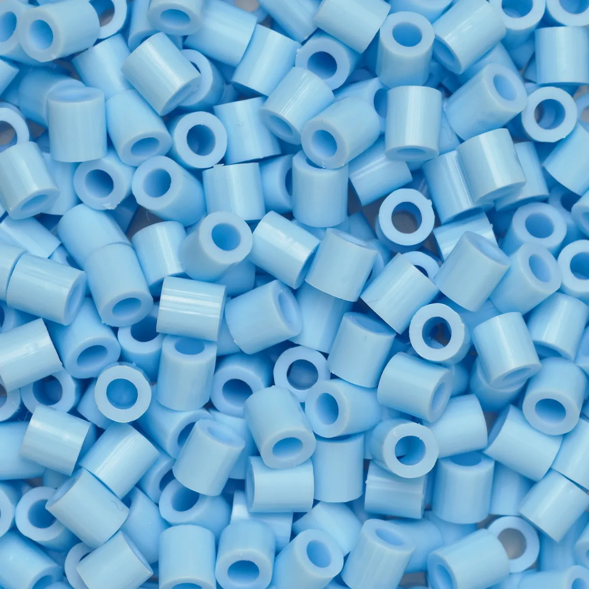 Panduro Iron Beads Rörpärlor Midi 1000 st pastellblå, Ø5 mm | Barn Rörpärlor Midi