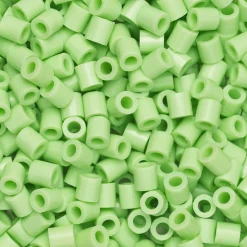 Panduro Iron Beads Rörpärlor Midi 1000 st pastellgrön, Ø5 mm | Barn Rörpärlor Midi