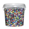 Panduro Iron Beads Rörpärlor Midi 10000 st – pärlhink med klassiska basfärger, Ø5 mm | Barn Rörpärlor Midi