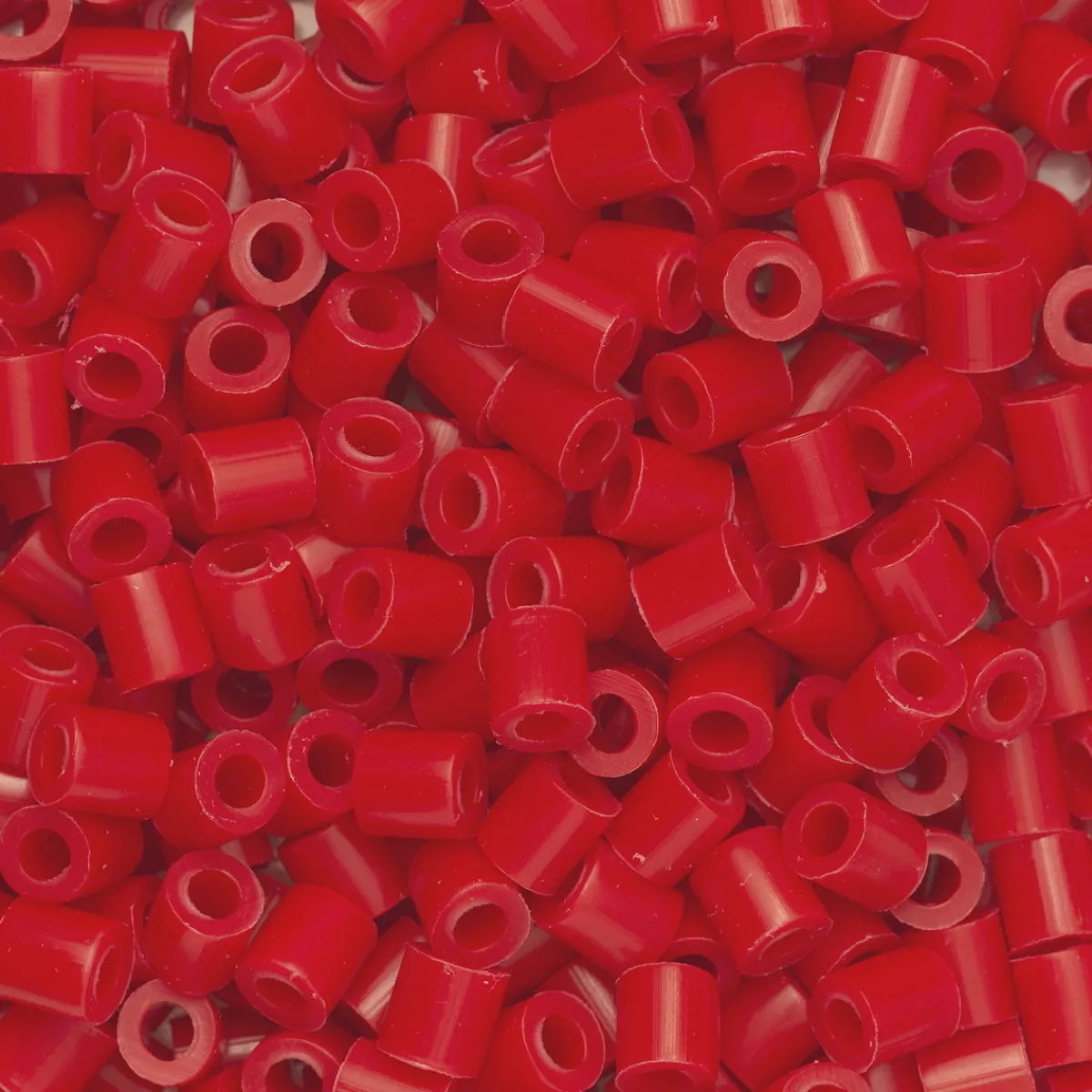 Panduro Iron Beads Rörpärlor Midi 1000 st röd, Ø5 mm | Barn Rörpärlor Midi