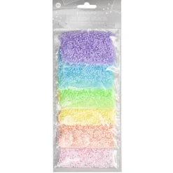 Barn Panduro Iron Beads Rörpärlor Mini mixpack Pastell – 6000 härliga pastellfärgade Mini-pärlor som är Ø2,5 mm
