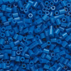 Panduro Iron Beads Rörpärlor Mini 1000 st blå, Ø2,5 mm | Barn Rörpärlor Mini