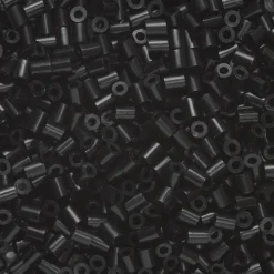 Panduro Iron Beads Rörpärlor Mini 1000 st svart, Ø2,5 mm | Barn Rörpärlor Mini