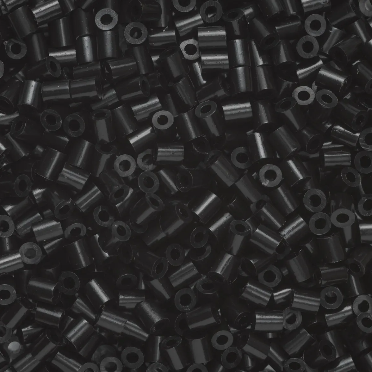 Panduro Iron Beads Rörpärlor Mini 1000 st svart, Ø2,5 mm | Barn Rörpärlor Mini