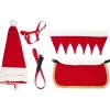 Panduro Hobby Rött & fint jul-kit med julkläder till din kära käpphäst / hobby horse, 5 delar | Barn Käpphästtillbehör