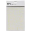Panduro Hobby Rub on kursiva bokstäver guld, 1 ark à 15×20 cm