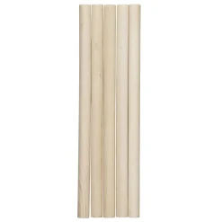 Panduro Hobby 5 rundstavar – längd 22 cm, diameter 13 mm