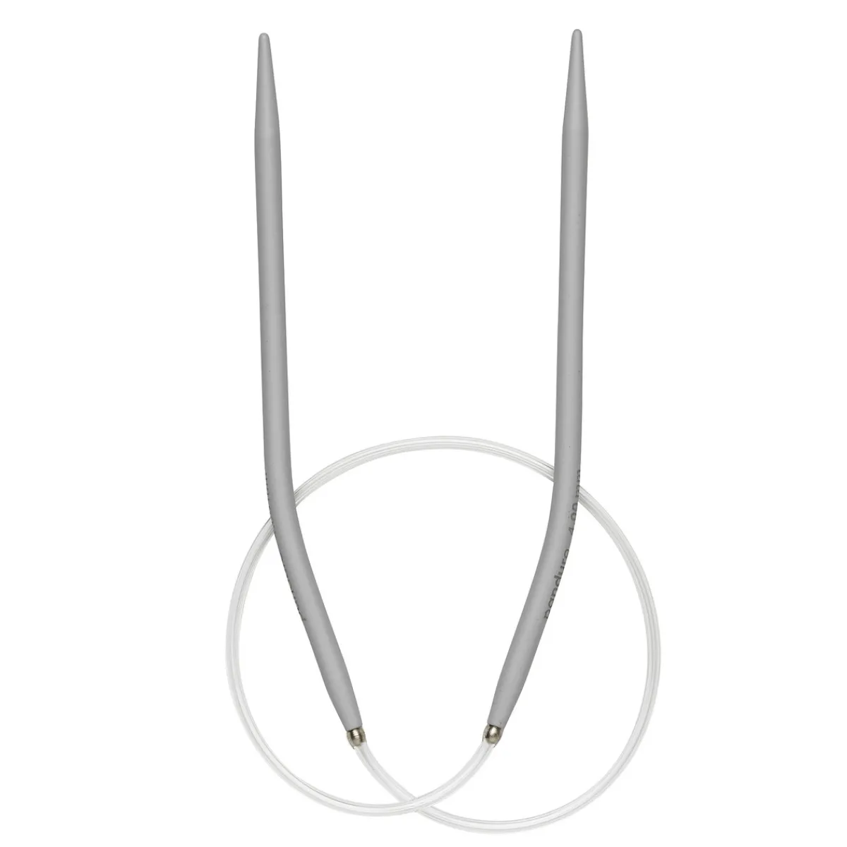 Pony yarn accessories Rundstickor, längd 40 cm Ø4,0 mm – aluminium | Rundstickor