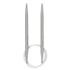 Pony yarn accessories Rundstickor, längd 80 cm Ø7,0 mm – aluminium | Rundstickor