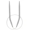 Pony yarn accessories Rundstickor, längd 40 cm Ø5,0 mm – aluminium | Rundstickor