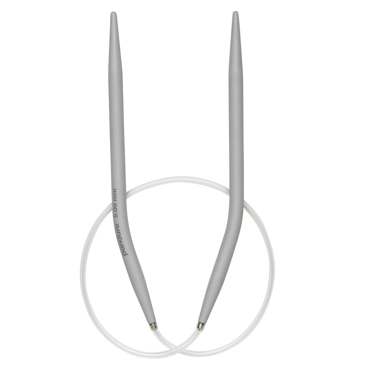 Pony yarn accessories Rundstickor, längd 40 cm Ø5,0 mm – aluminium | Rundstickor