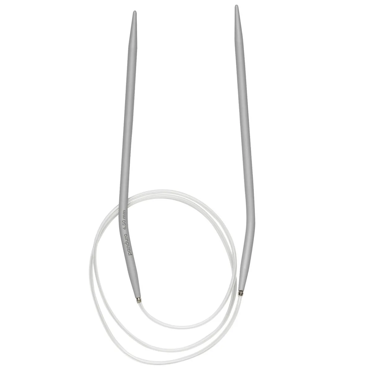 Pony yarn accessories Rundstickor, längd 80 cm Ø4,5 mm – aluminium | Rundstickor