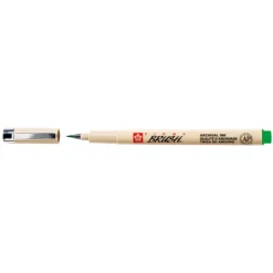 Sakura Pigma Brush Grön – grön penselspets