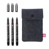 Sakura Pigma Micron Black Edition – 3 st. fineliners #01, 03 och 05 + pennfodral | Tuschpennor & Markers
