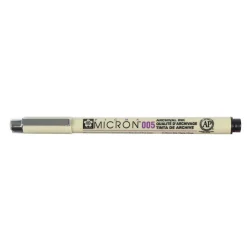 Sakura Pigma Micron 005 Black – svart fineliner 0,2 mm | Tuschpennor & Markers