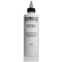 Golden Satin Glazing Liquid 237 ml | Akrylfärger