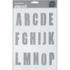 Panduro Design Schablon bokstäver A-Ö 2 ark | Schabloner