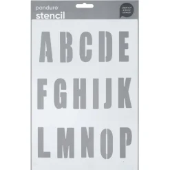 Panduro Design Schablon bokstäver A-Ö 2 ark | Schabloner