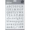 Panduro Design Schablon 25mm bokstäver/tecken | Schabloner
