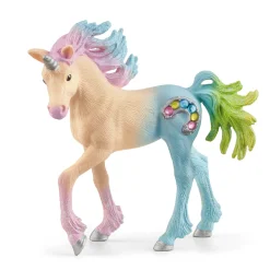 Schleich karamell unicorn / enhörning, föl | Barn Smådjur