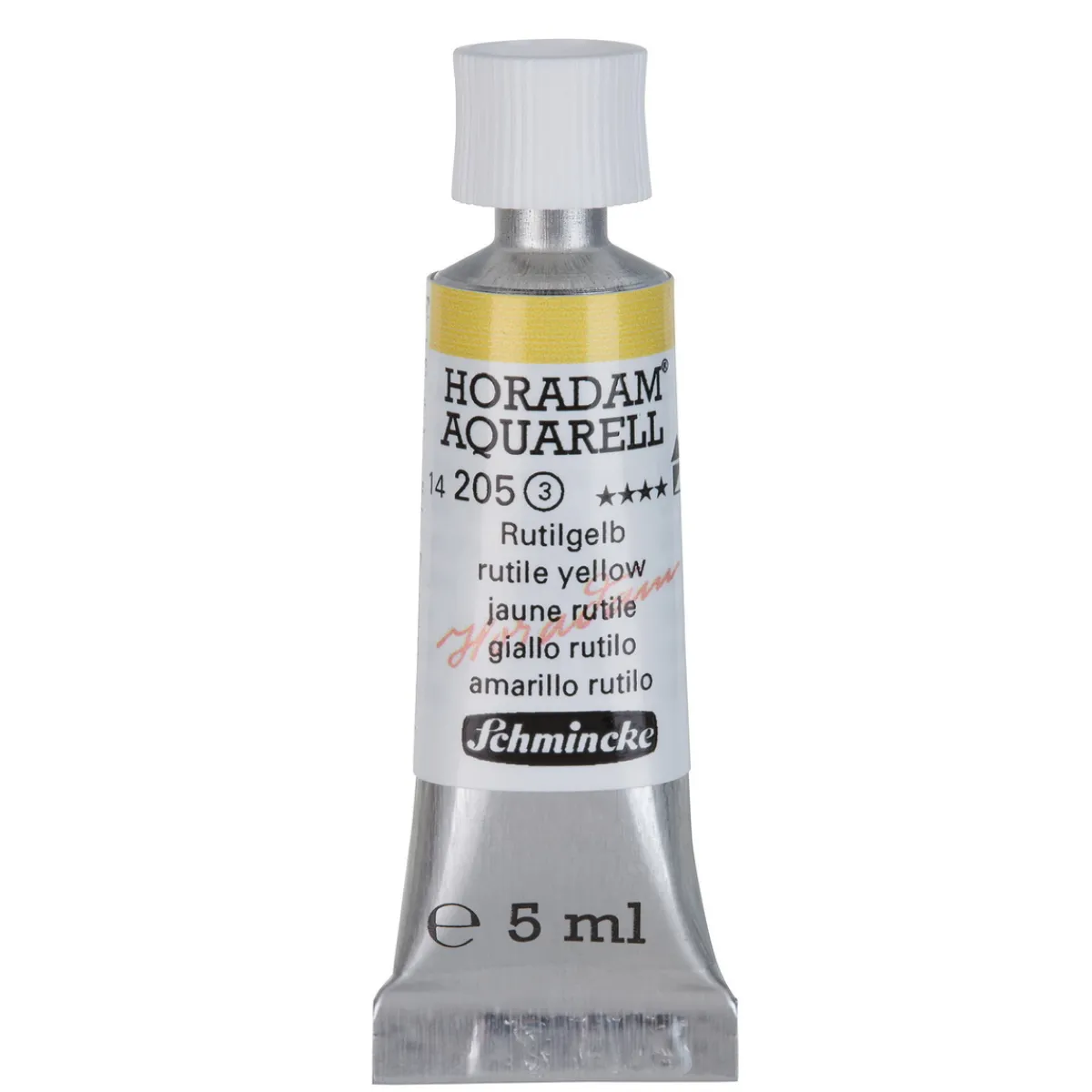 Schmincke Horadam akvarellfärg 5 ml – Titanium yellow 206