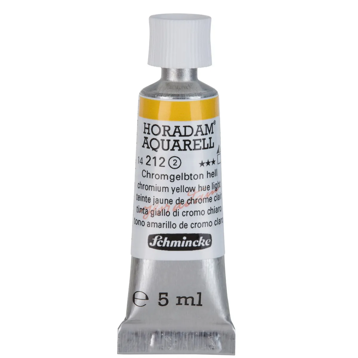 Schmincke Horadam akvarellfärg 5 ml – Chromium yellow hue light 212 | Akvarell- & Vattenfärger