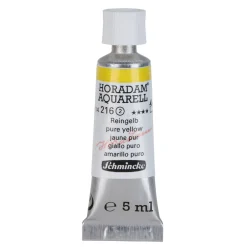 Schmincke Horadam akvarellfärg 5 ml – Pure yellow 216 | Akvarell- & Vattenfärger