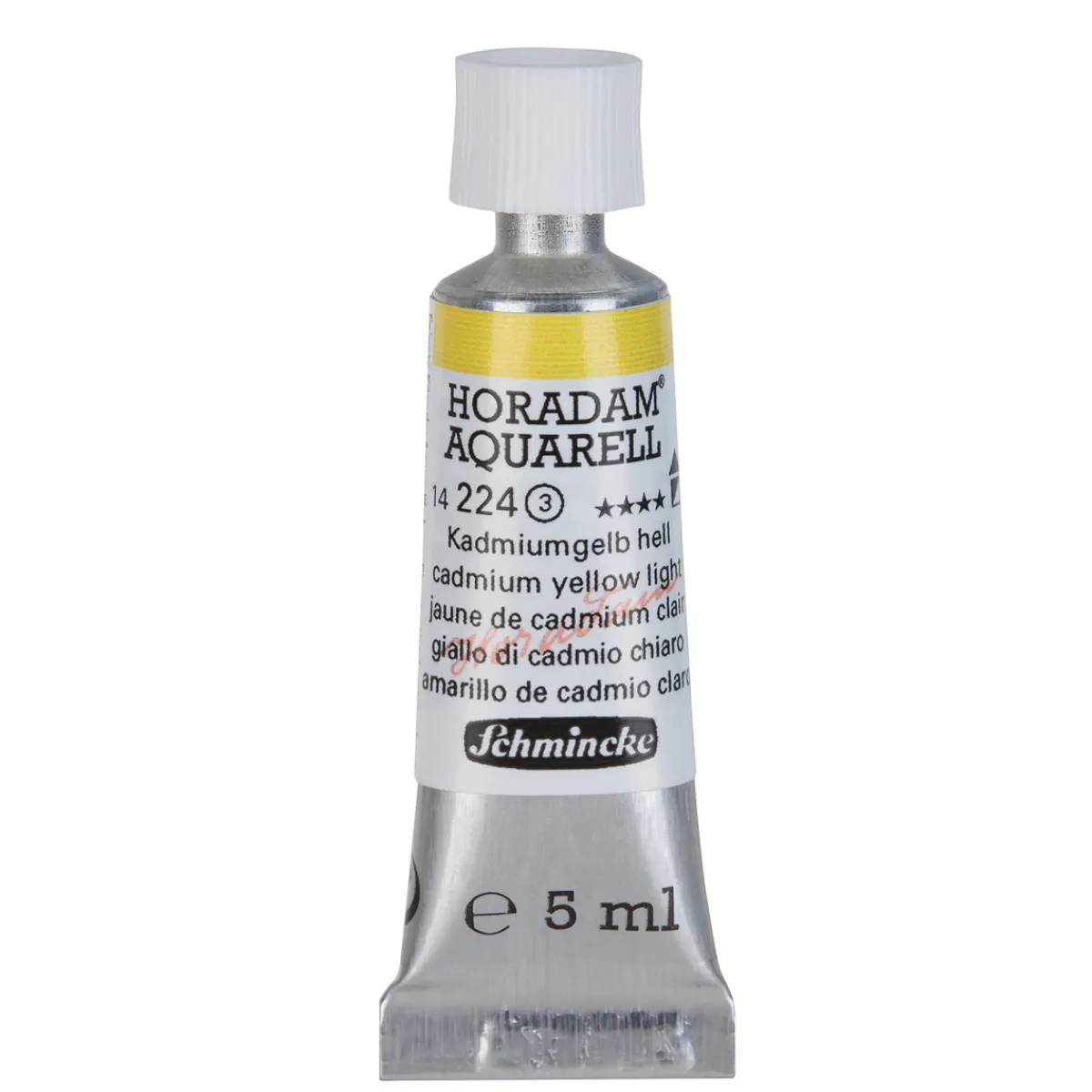Schmincke Horadam akvarellfärg 5 ml – Cadmium yellow light 224 | Akvarell- & Vattenfärger