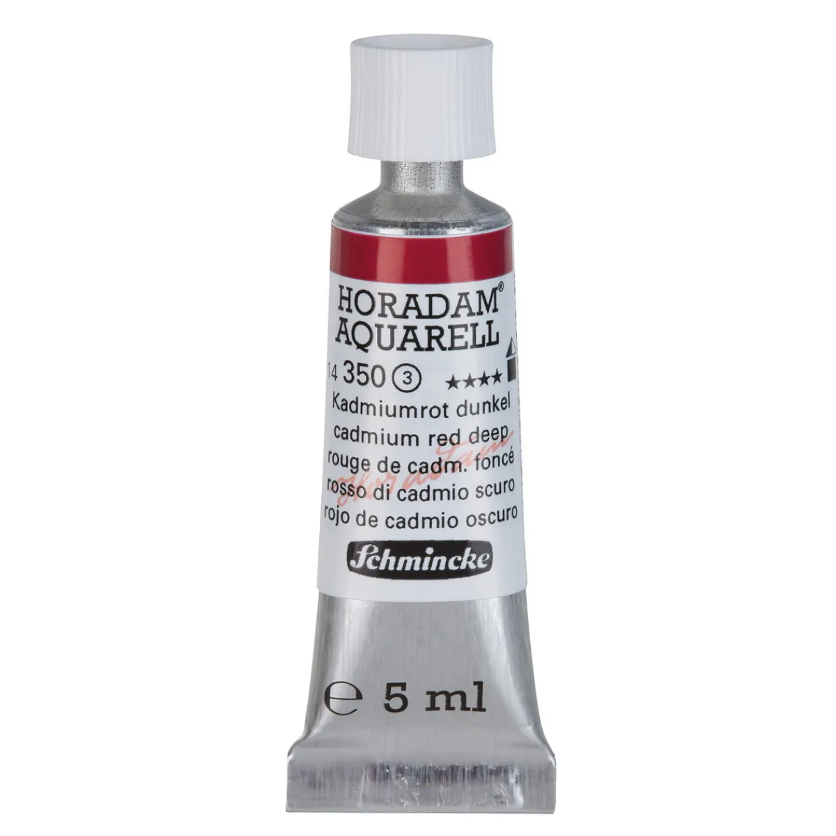 Schmincke Horadam akvarellfärg 5 ml – Cadmium red deep 350
