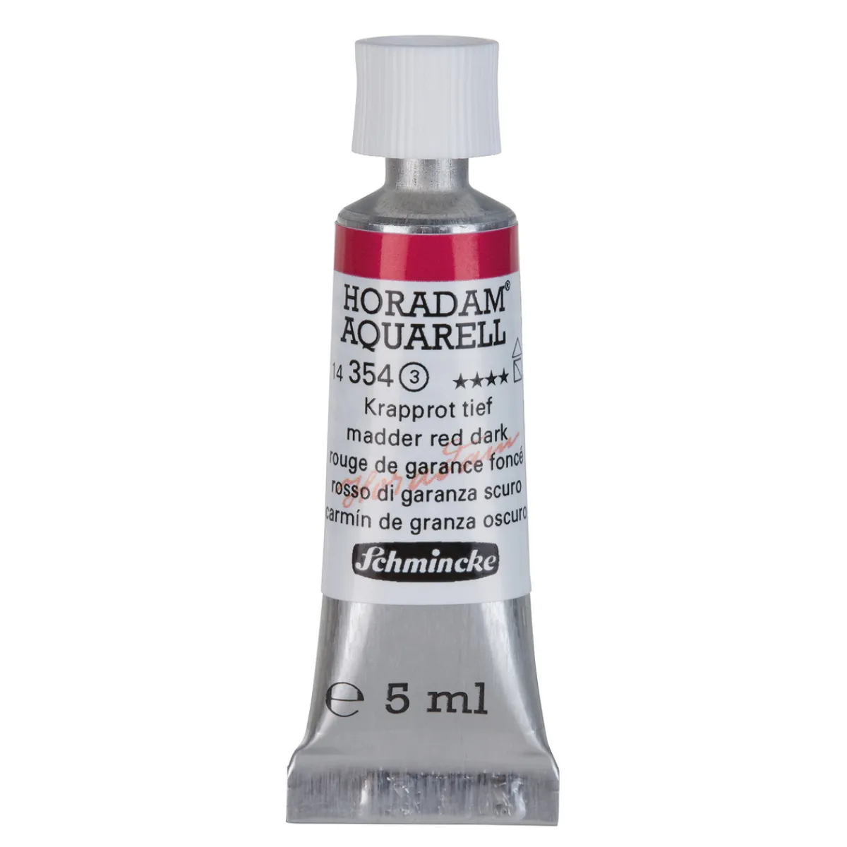 Schmincke Horadam akvarellfärg 5 ml – Transparent red deep 355